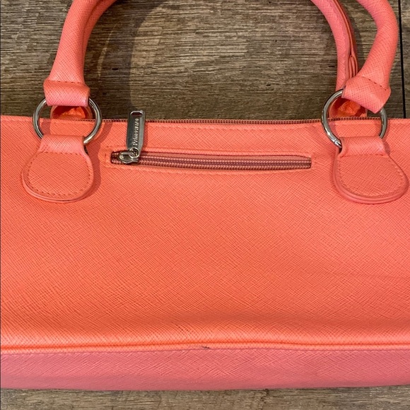 Primewear Coral Wine Clutch to go insulated Handbag with wine opener NWOT - Picture 6 of 8